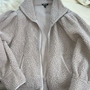 Teddy zip-up jacket